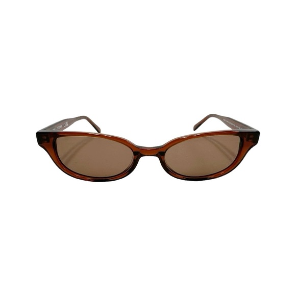 DMY Romi Transparent Rust Sunglasses - Picture 3 of 4